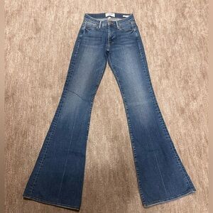 FRAME LE HIGH FLARE DENIM SIZE 23